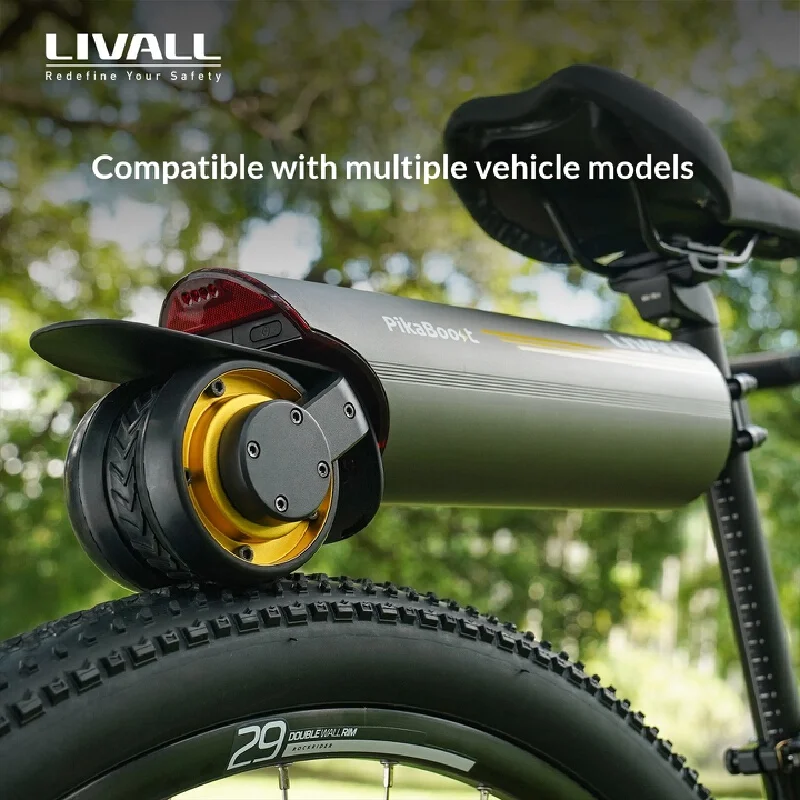 Livall Electric Bicycle Booster Kit Pikaboost2 Fast Charging Long Battery Life For Mountain Bike Outdoor Cycling Riding