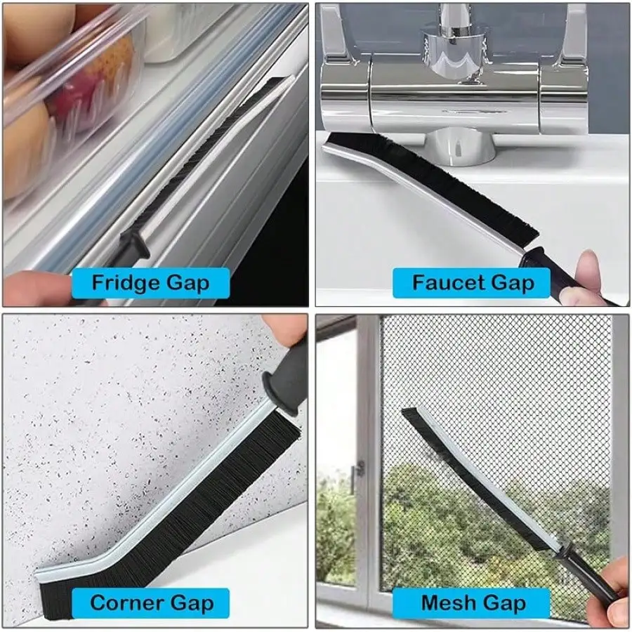 

10counts Hard Bristle Crevice Cleaning Brushes For Household Use, Multifunctional Gap Cleaning Brush Supplies Set For