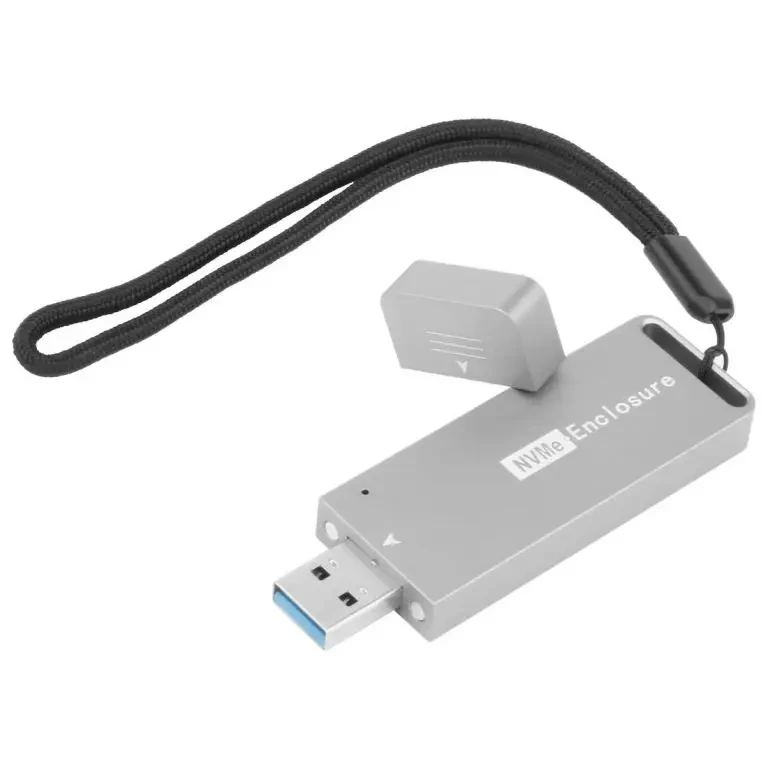 XT-XINTE M.2 PCIe SSD Enclosure to USB3.1 Type-A Gen 2 M.2 SSD Case 1000MB/s PCIe Hard Disk External for M.2 NVMe 2242 2230 SSD