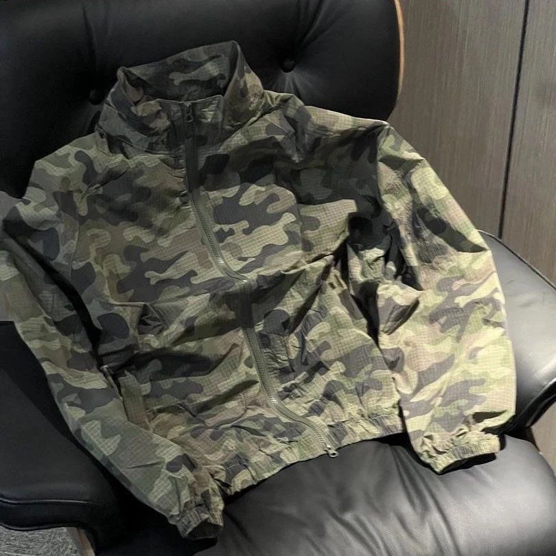 

Легкая уличная мужская камуфляжная защита от солнца Jaet, лето 2022, модная городская верхняя одежда на молнии с застежкой-молнией Long Sve