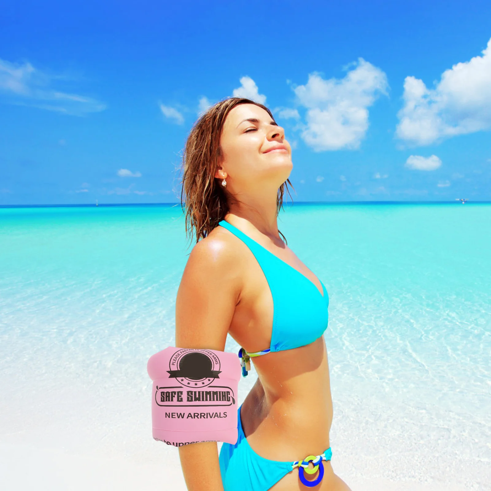 

Adult Inflatable Swimming Armbands Pvc Double Airbag Design For Pool Party Outdoor Use Lightweight Durable Floats Camping