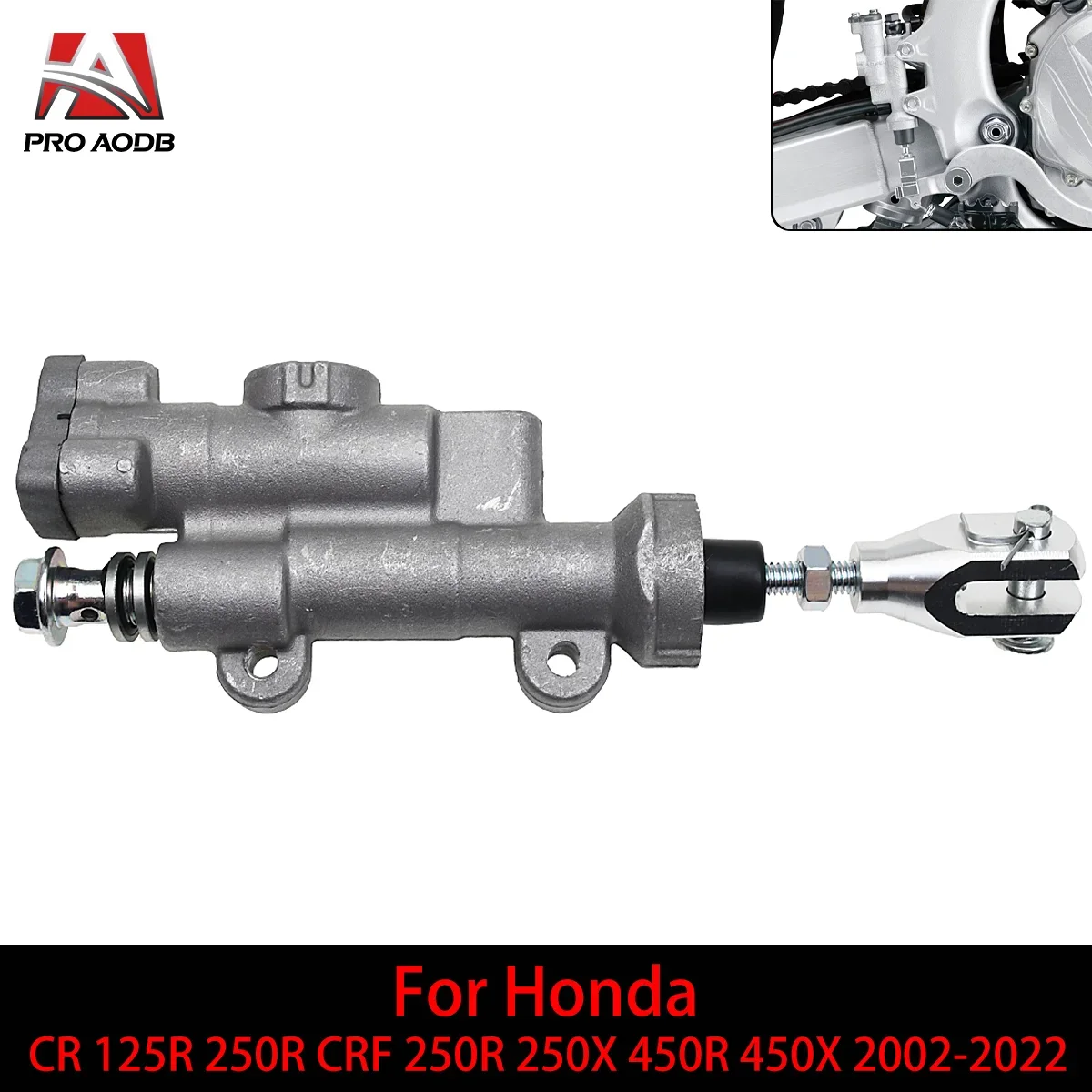 

New Motorcycle Rear Brake Master Cylinder For Honda KAYO CR 125R 250R 2002-2007 CRF 250R 250X 450R 450X 2002-2022 T4 T6 K6 Model