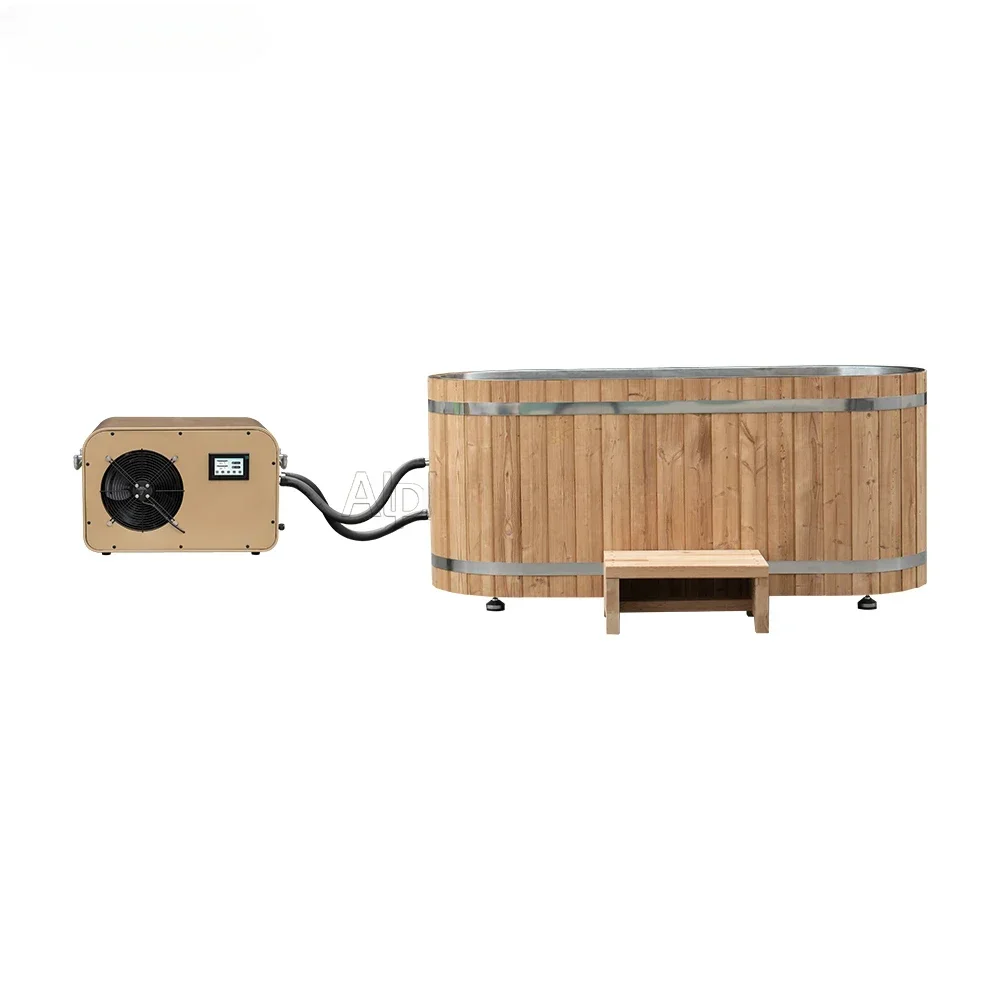 

л # Деревянная медицинская ванна для ледяной бани для спортсменов