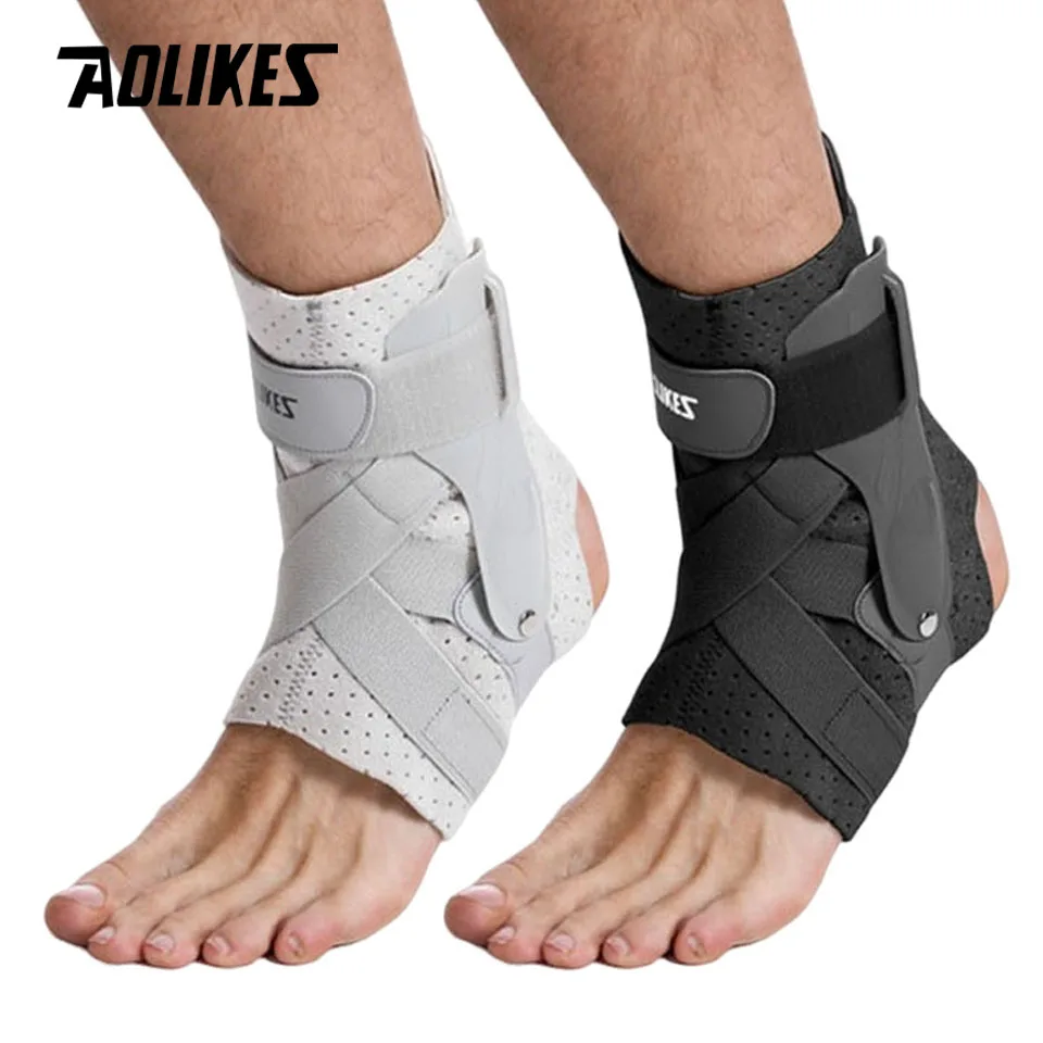 AOLIKES 1 Uds tobillera deportiva manga de compresión para esguinces de tobillo, soporte de tobillo calcetines para fascitis Plantar para baloncesto