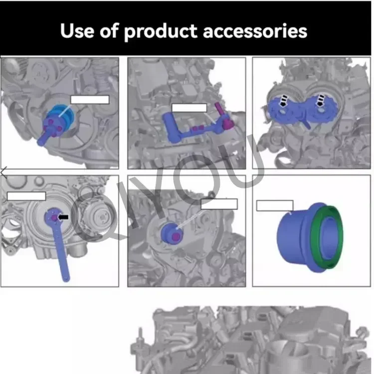 Upgrade Voor Volvo S60 V40V70 XC60 XC90 Nieuwe 1.5T2.0T Riem Motor Timing Speciale Tool