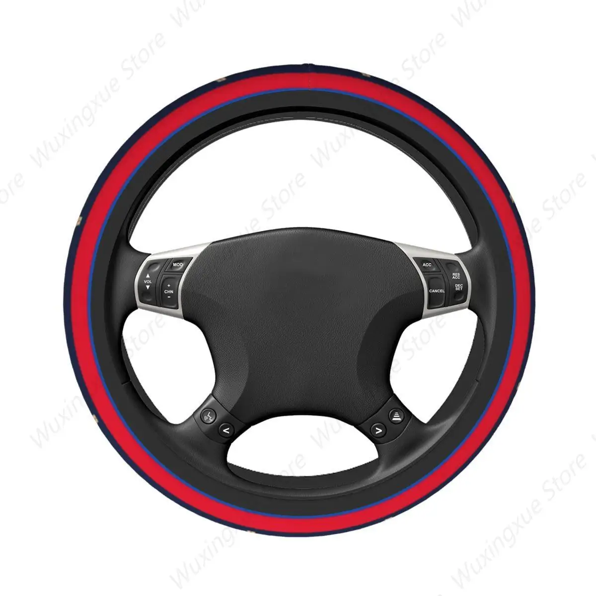 Argentina Number 10 Football Car Steering Wheel Cover Messi Steering Wheel Protective Cover Suitable Car-styling Car Accessories