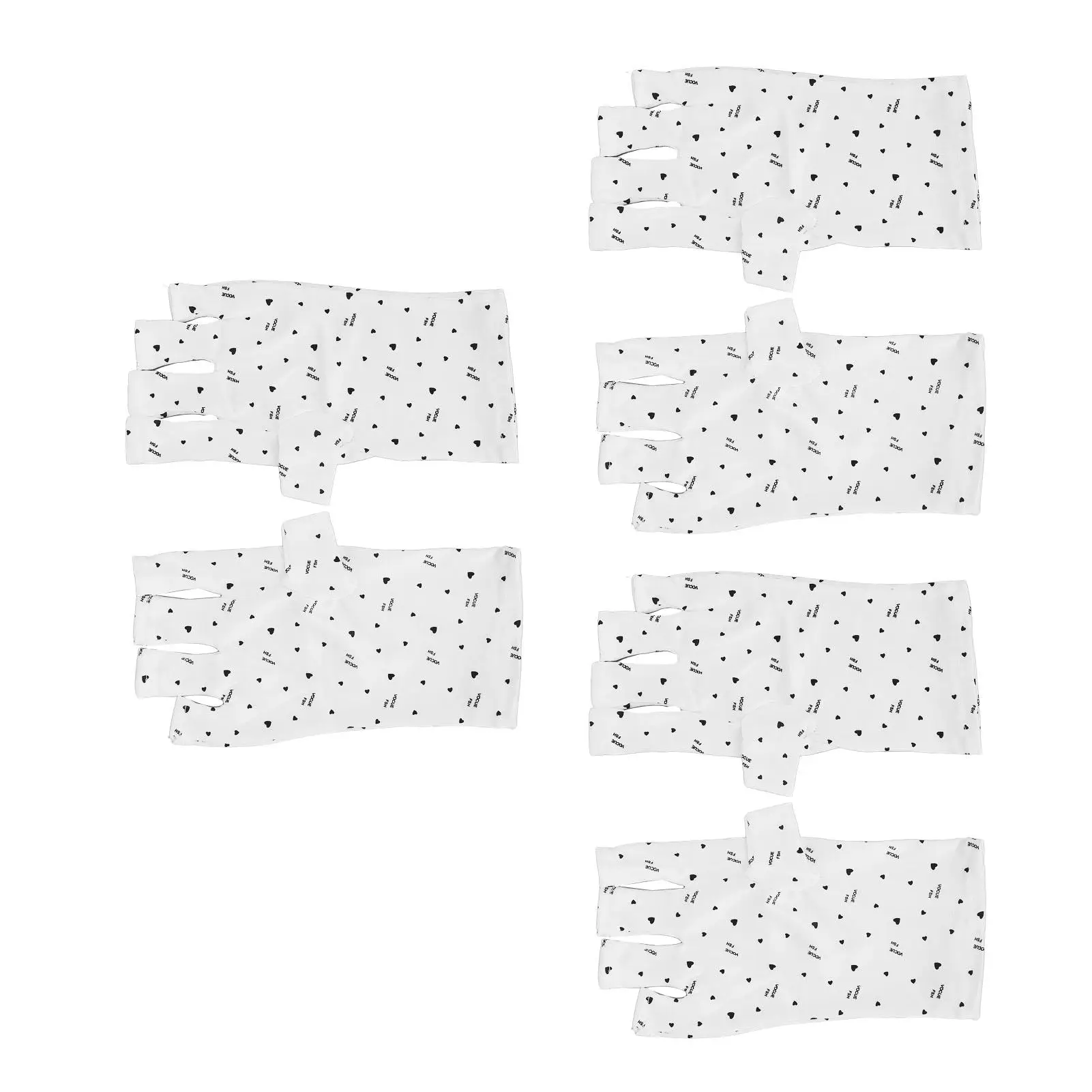 ถุงมือป้องกันรังสียูวีที่ตกแต่งเล็บเจลเครื่องเป่าแห้ง-ถุงมือทำเล็บเจลแบบไม่มีนิ้ว3คู่ป้องกันรังสีและแสง