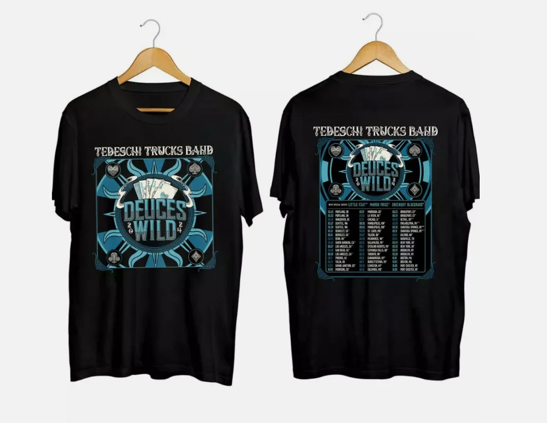 Tedeschi Trucks Band 2024 Deuces Wild North American Tour T-Shirt