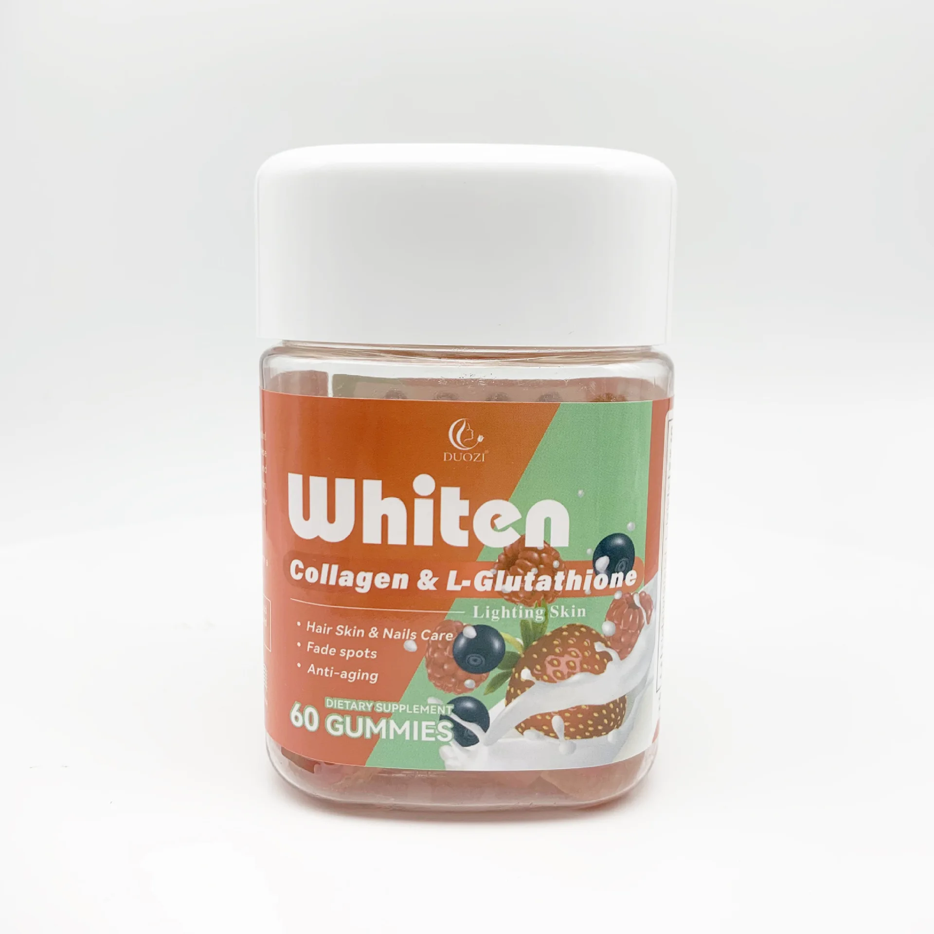 

1 bottle of collagen+L-glutathione gummies helps brighten skin health improve dullness repair health food