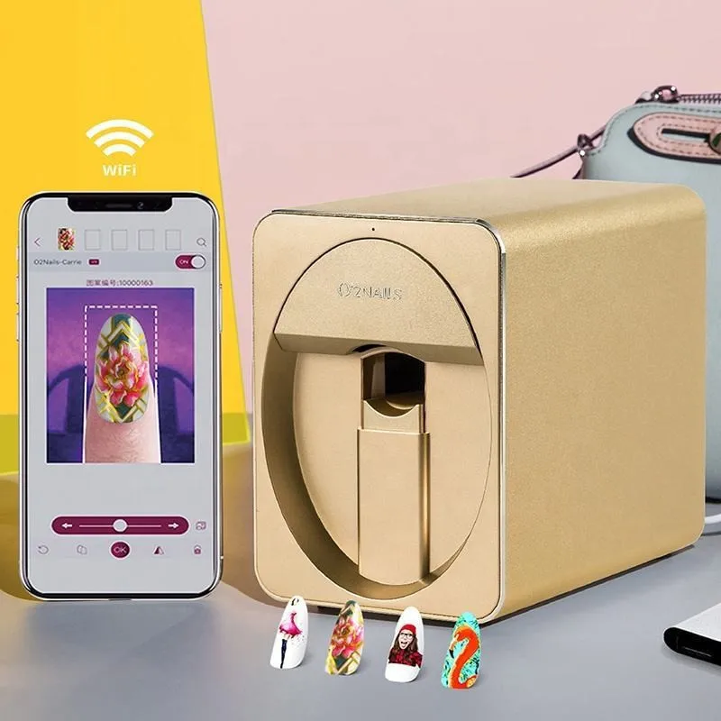 

Интеллектуальный 3D-принтер для дизайна ногтей H1 с интерфейсом Wi-Fi, 2400 dpi, автоматическая машина для цветной печати DIY, в наличии