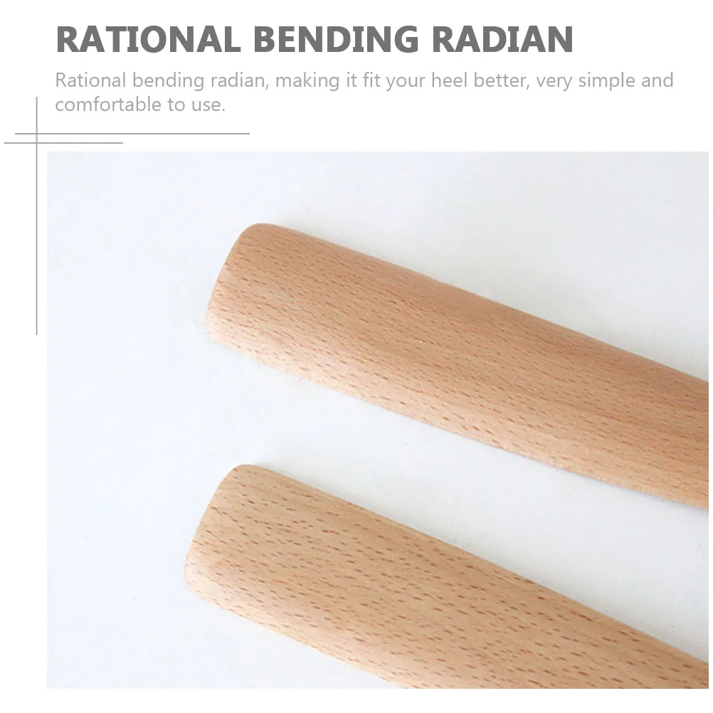 Schuhlöffel aus Buchenholz, glattes, langlebiges Schuhheber-Werkzeug zum einfachen Tragen zu Hause, Schuhlöffel, Schuhlöffel aus Holz, Zubehör