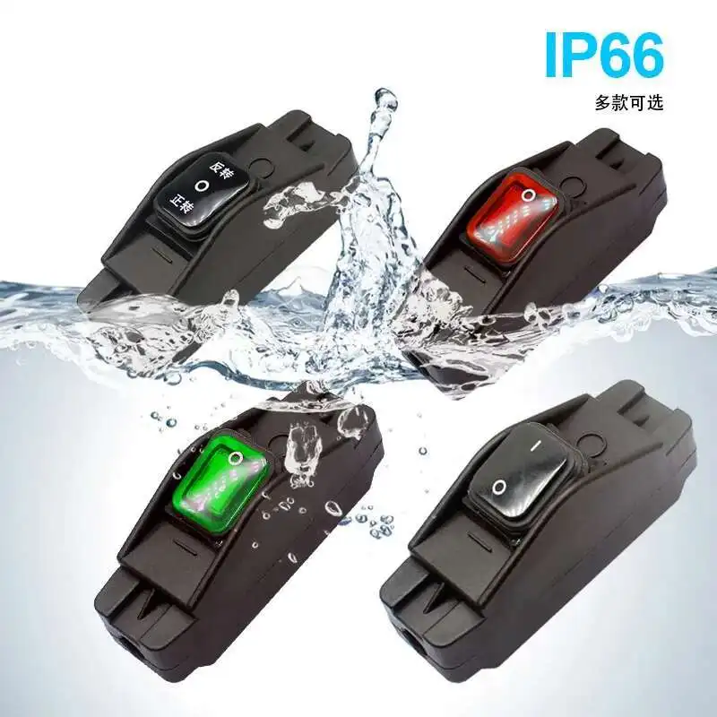 الولايات المتحدة القياسية IP66 الكهربائية تمديد الحبل NEMA5-15P التوصيل مع مفتاح مقاوم للماء 5-15R SF52 موصل مقبس المستهلك Wire15a 90 سنتيمتر