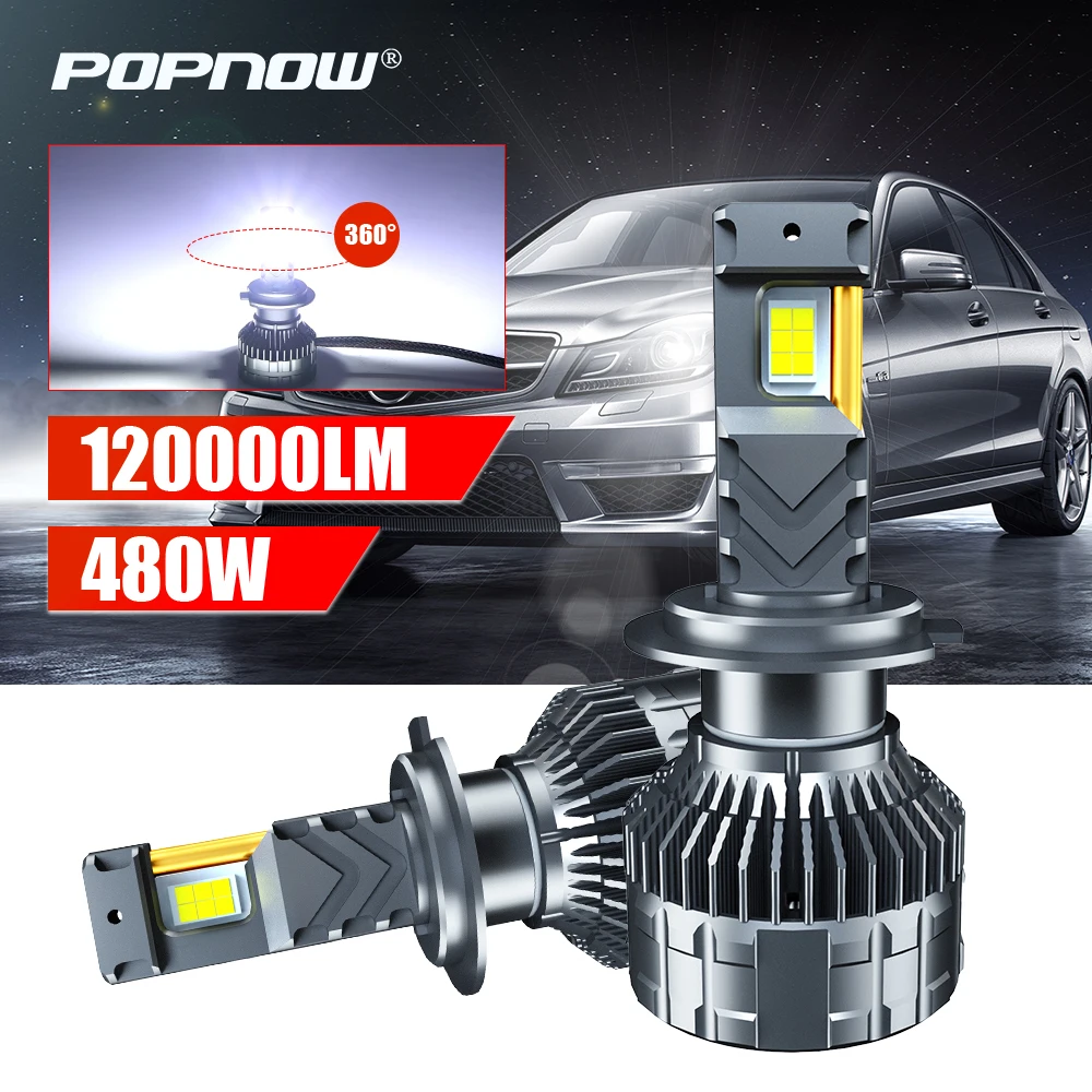 

Vehicles Light H7 H4 Car LED Headlight Fog Lamp Auto Lamp 9004 9007 H13 880 H11 H1 9012 H3 9005 9006 1:1 Plug-N-Play Bulbs 12V