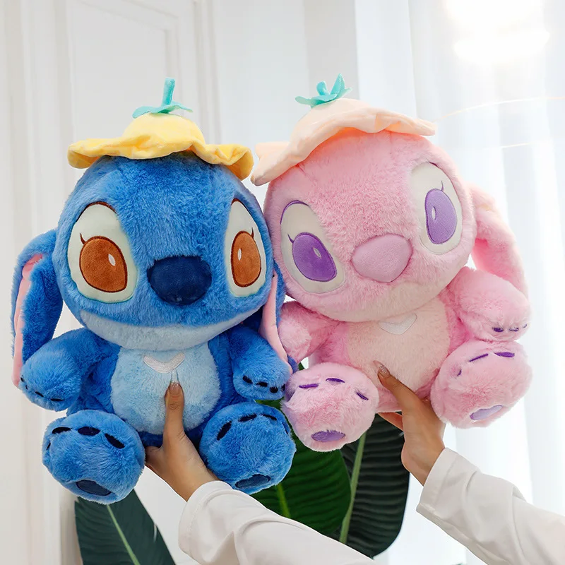 Echte Disneysteek 30/45Cm Knuffel Anime Lilo & Stitch Knuffels Kawaii Cartoon Schattige Kussenpop Speelgoed Kinderen Verjaardagscadeau