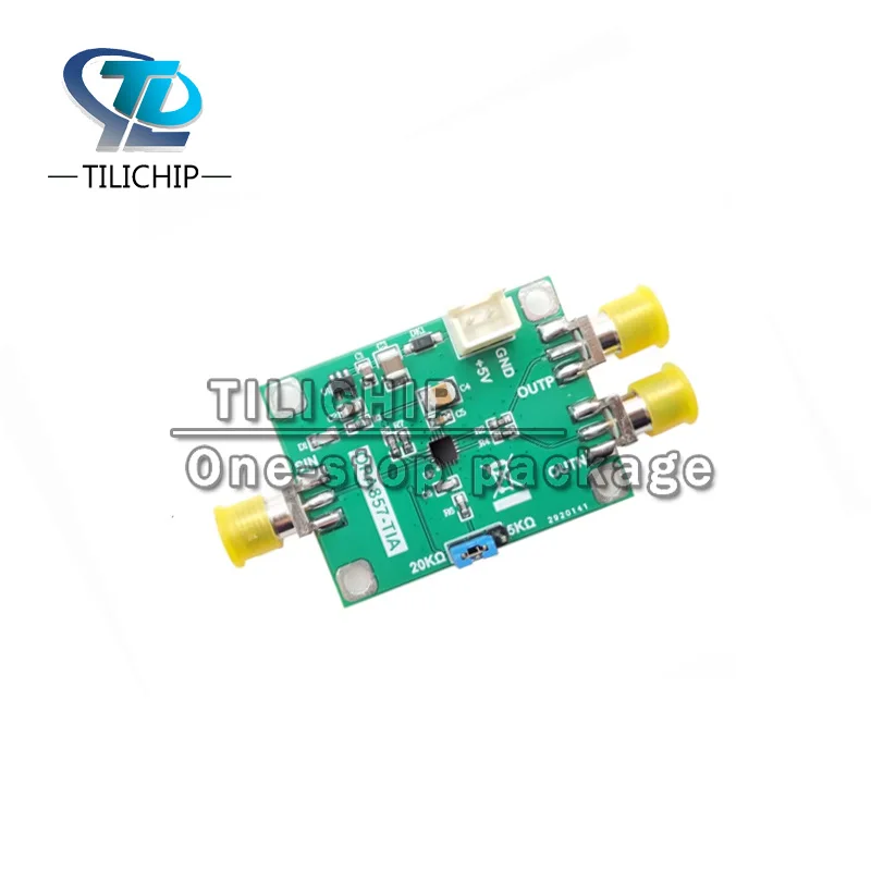 MS8257N transimpedance amplifier module microcurrent conversion instead of OPA857 photodiode