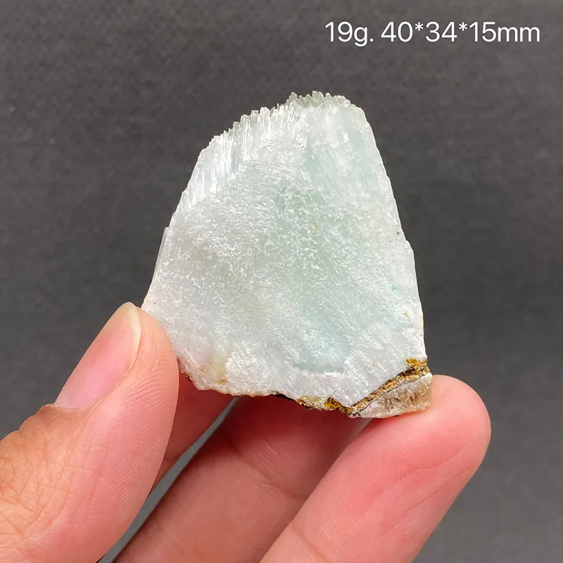 

100% Natural light blue aragonite Mineral Specimens Crystals Pendant accessories