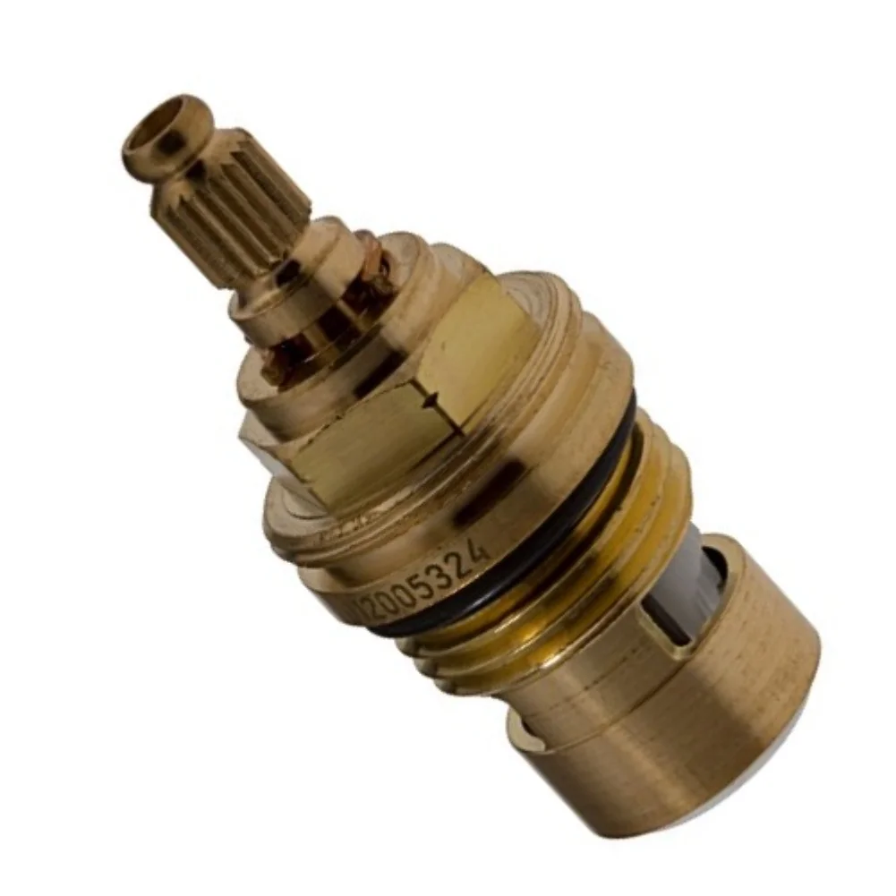 Faucet Cartridge RP61824 for Residential Repair Brass Material Rubber Seal 7 cm for x 7 cm for x 5 cm for Yellow Single Box