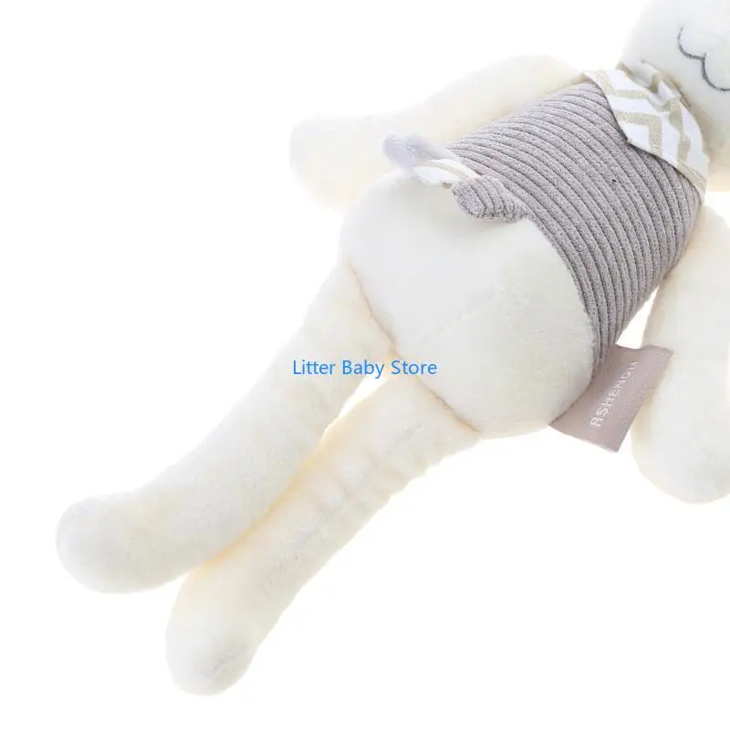 

N80C Stuffed Rabbit Plush Toy Bunny Plush Toy Pleasing Toy Sleeping Doll For Toddlers Cartoon Doll Sleep Toy Comfort Doll