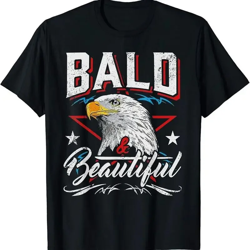 Bald And Beutiful Funny Eagle T-Shirt