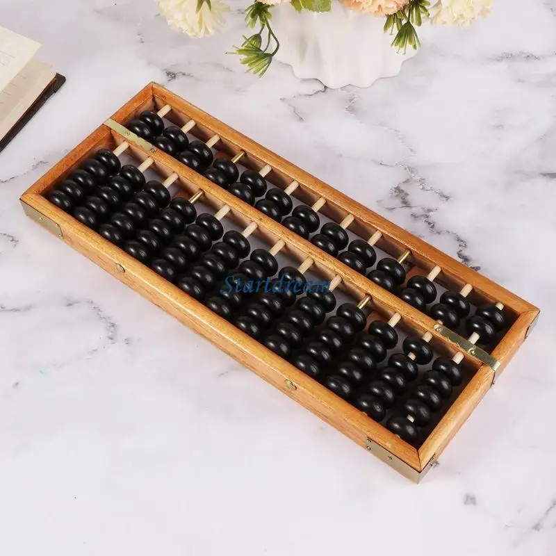 محمولة صينية 13 رقمًا عمودًا ABACUS ABACUS SOROBAN حساب العد K92C