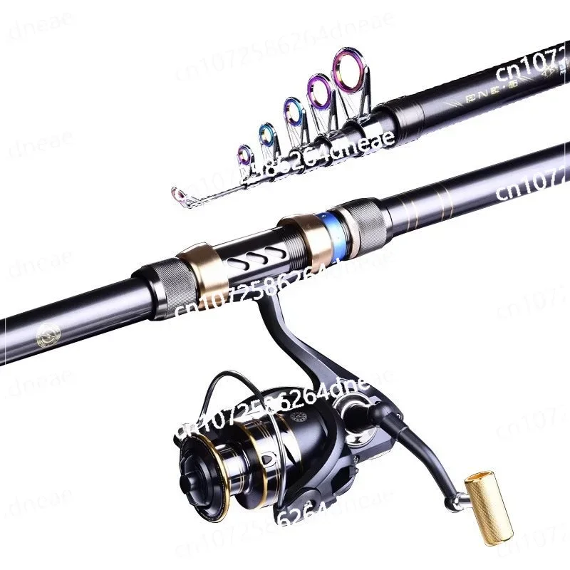 Sea pole throwing rod fishing rod set, oversized, fishing weight, long shot, throwing rod