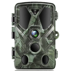 Waterproof Game Trail Camera, movimento ativado câmera, visão noturna, IR LED, 24MP, Wildlife Trap, Nature Garden, 2.7K