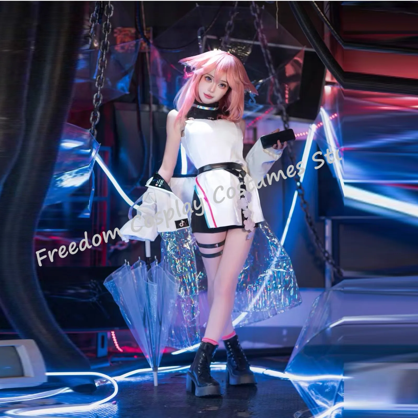 Yae Miko Cosplay Costume Game Genshin Impact Yae Dress Wig Uniform Accessories Set Anime Women Halloween Party Clothes Suits