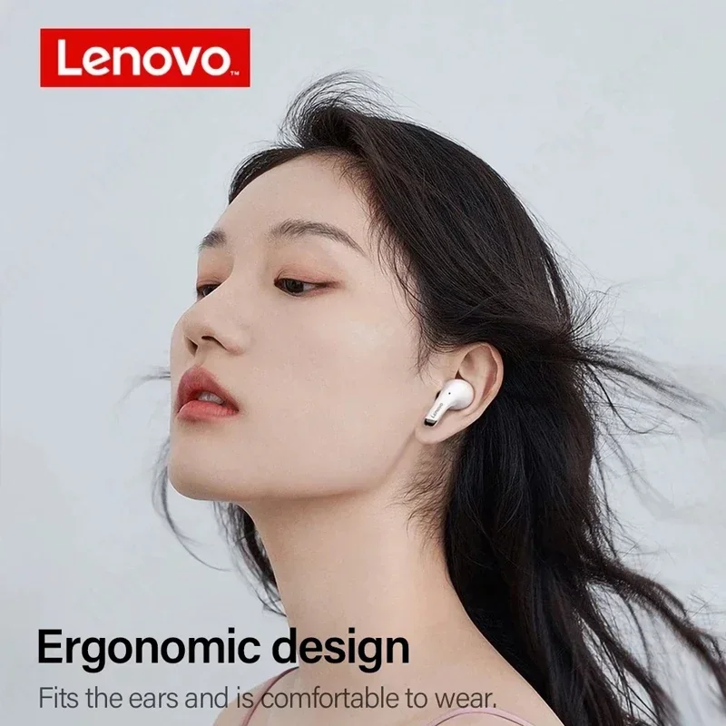 100% เดิม Lenovo LP5 ไร้สายบลูทูธ 5.4 หูฟังหูฟังสําหรับเล่นเกม HiFi หูฟังกีฬาชุดหูฟังกันน้ําพร้อมไมโครโฟนใหม่