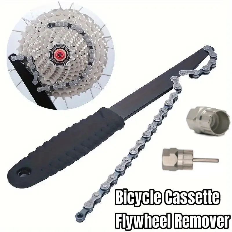 Bicycle Cassette Flywheel Wrench Sprocket Extractor Bike Upgrade Rotor Lockring Removal Wrench Chain Whip Repair Hand Tools