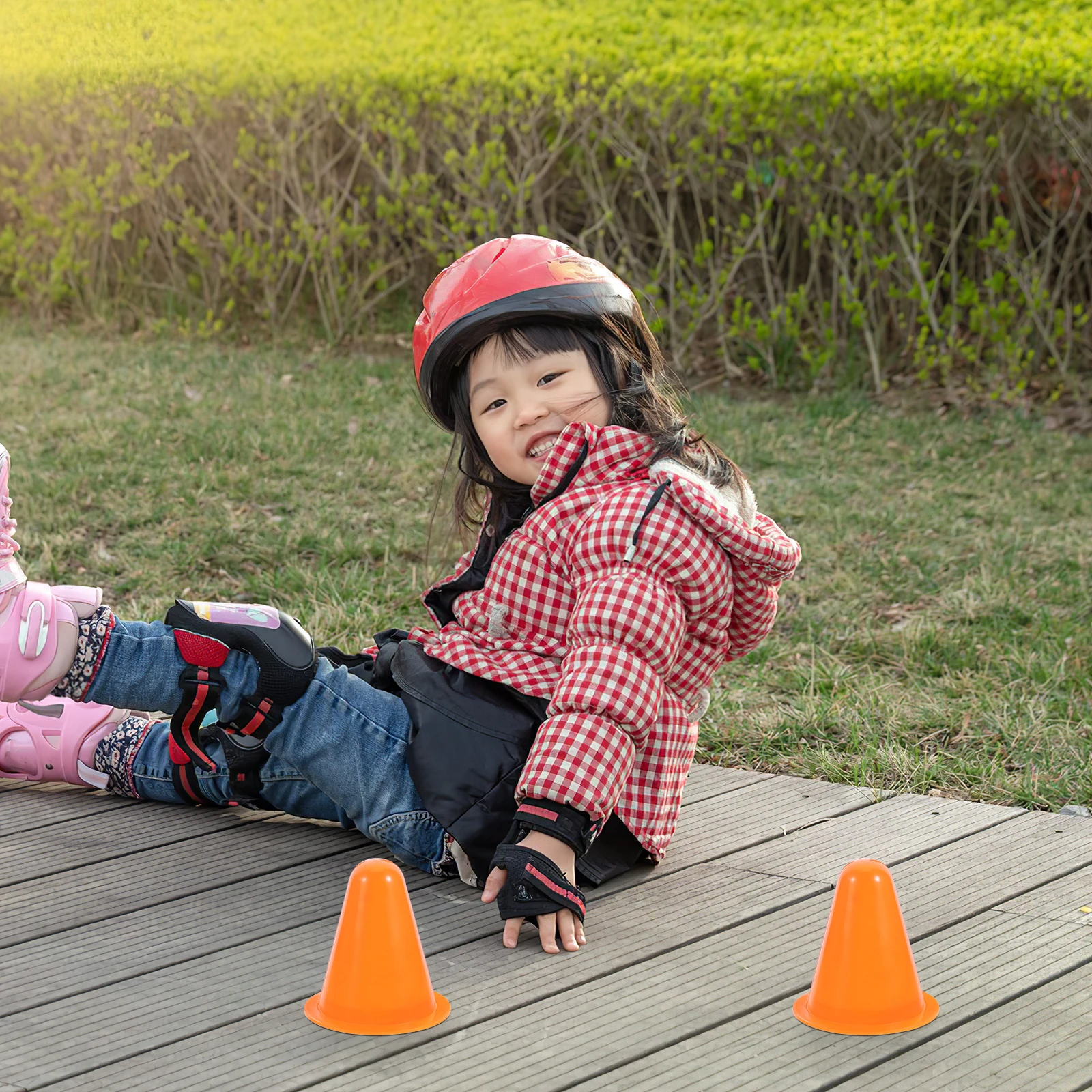 

20pcs Roller Skating Cones 20 Pack Mini Traffic Cone For Agility Sports Training Cones Windproof Outdoor Training Cone Football
