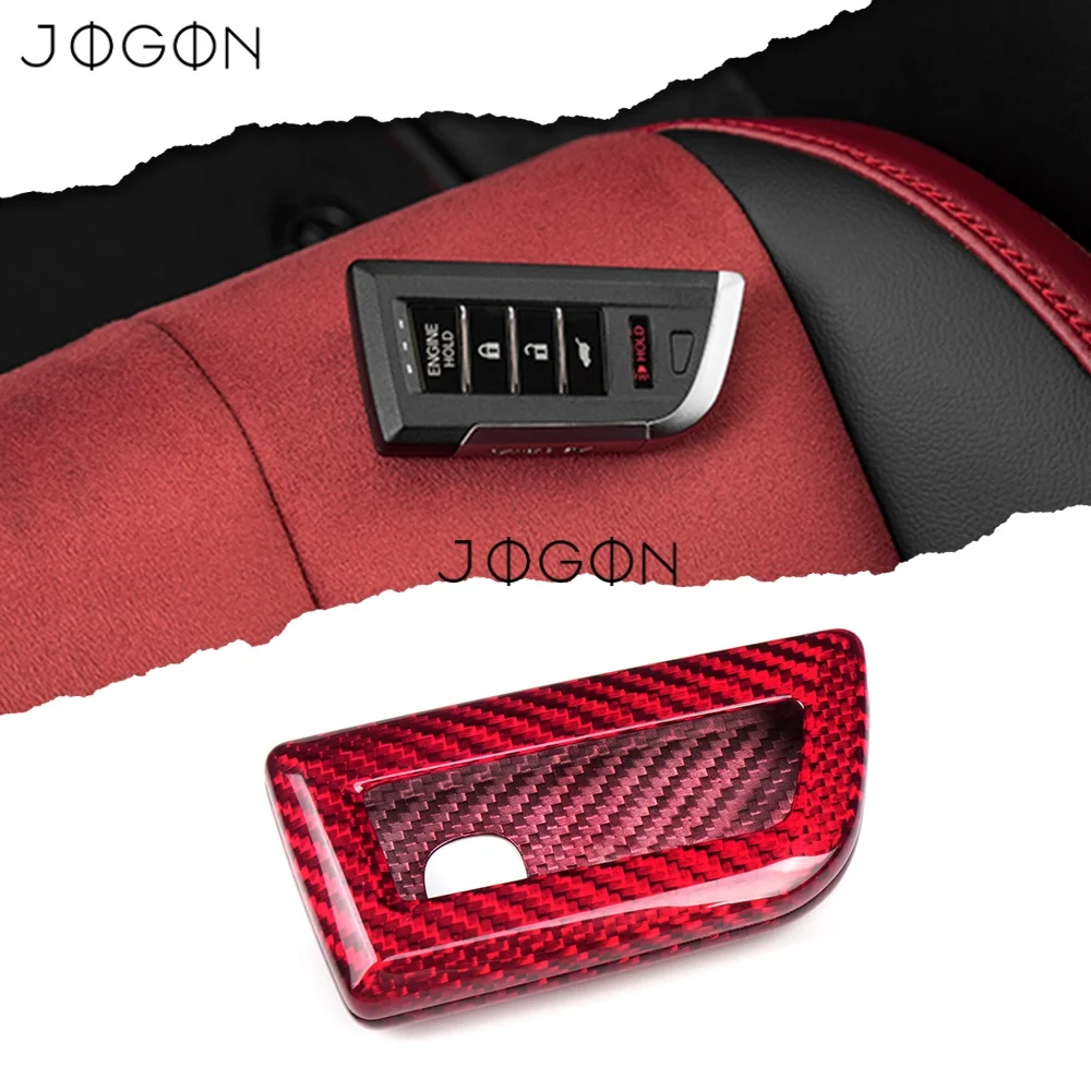 Carbon Fiber 5-Button Remote Key Fob Car Key Case Shell Cover Trim For Acura MDX RDX TLX Integra Type-S A-Spec 2023 2024 2025