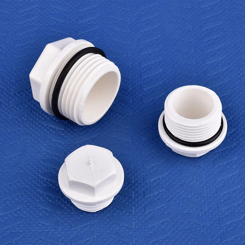 5Pcs/lot 1/2,3/4,1 Inch Male/Female Thread Plug PVC Pipe Screw Plug  Garden Irrigation Aquarium End Cap Water Pipe Connector