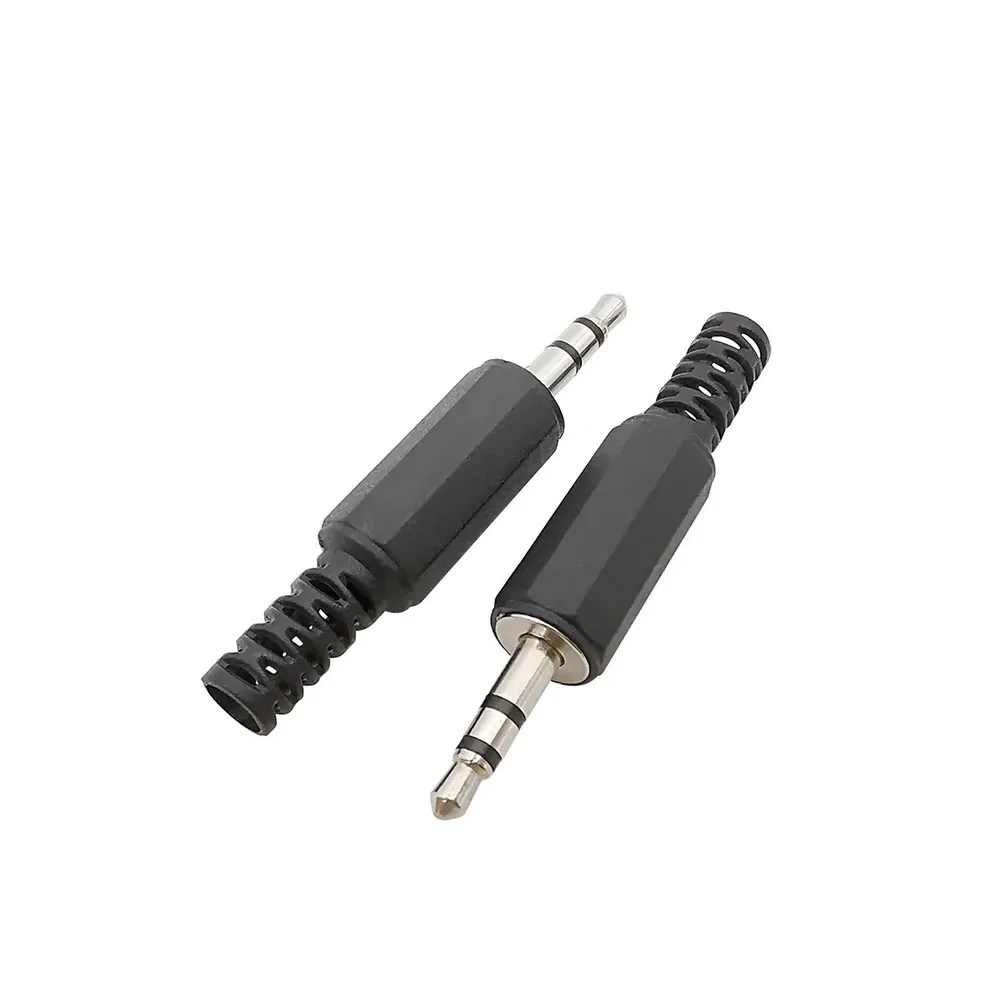 5/10Pcs 3.5mm Male Mono Stereo Audio Plug Jack Connector 2/3 Pole DIY Repair Headphone Adapter Wire Terminals