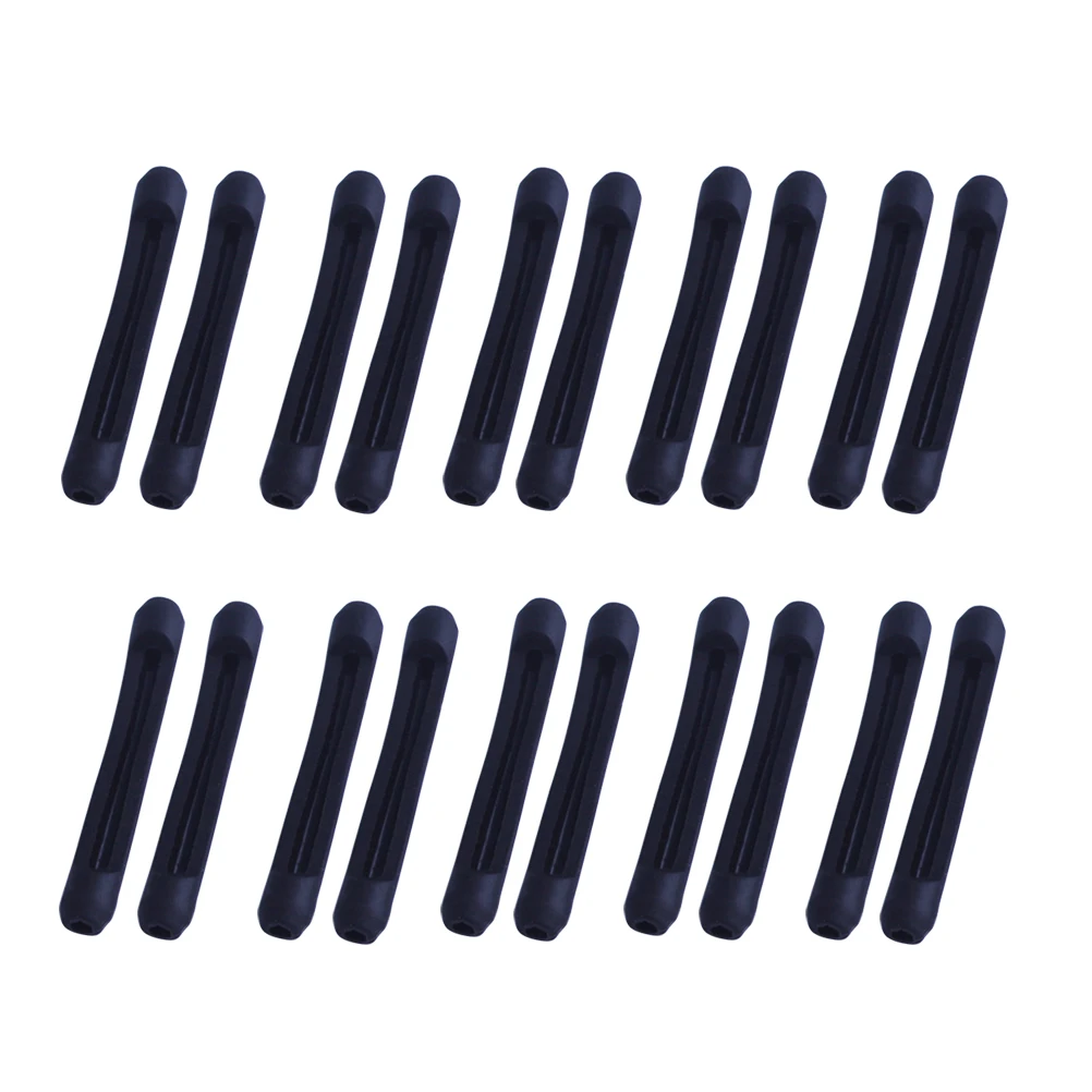 

20 Pairs Anti-slip Soft Silicone Glasses Leg Cover Sleeve Replacement Temple Foot Cover for Eyewear Frame Accessories