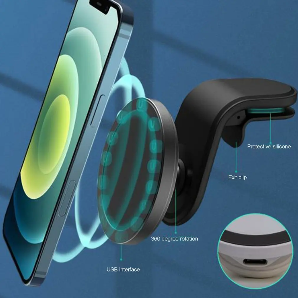 Magnetyczna bezprzewodowa ładowarka samochodowa stojak na iPhone 12 Mini 12 Pro Max 15W szybka bezprzewodowa ładowarka uchwyt samochodowy na telefon