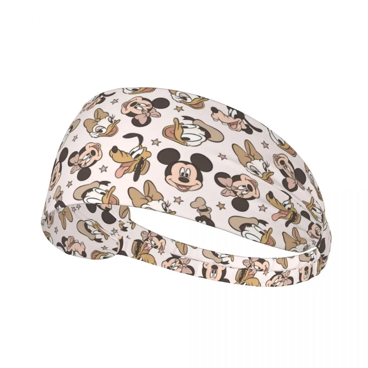 

Disney Vintage Running Headbands for Men Women Non-slip Sweatband Headband for Fitness Workout