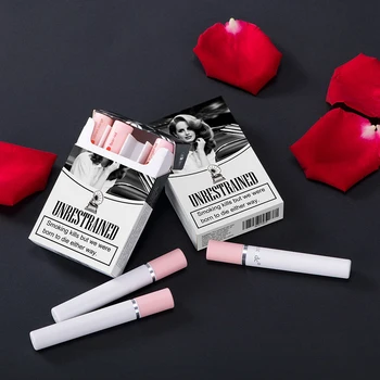 4PCS/Set Creative Cigarette Lipstick Set Matte Long Lasting Waterproof Matt Lip Stick…