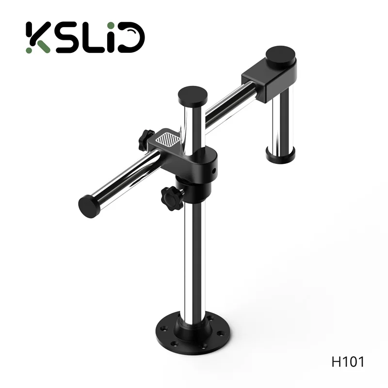 

Поворотный рычаг микроскопа Kslid H101, свободная регулировка высоты 360° ° Вращающийся металлический кронштейн, совместимый с 99% микроскопом