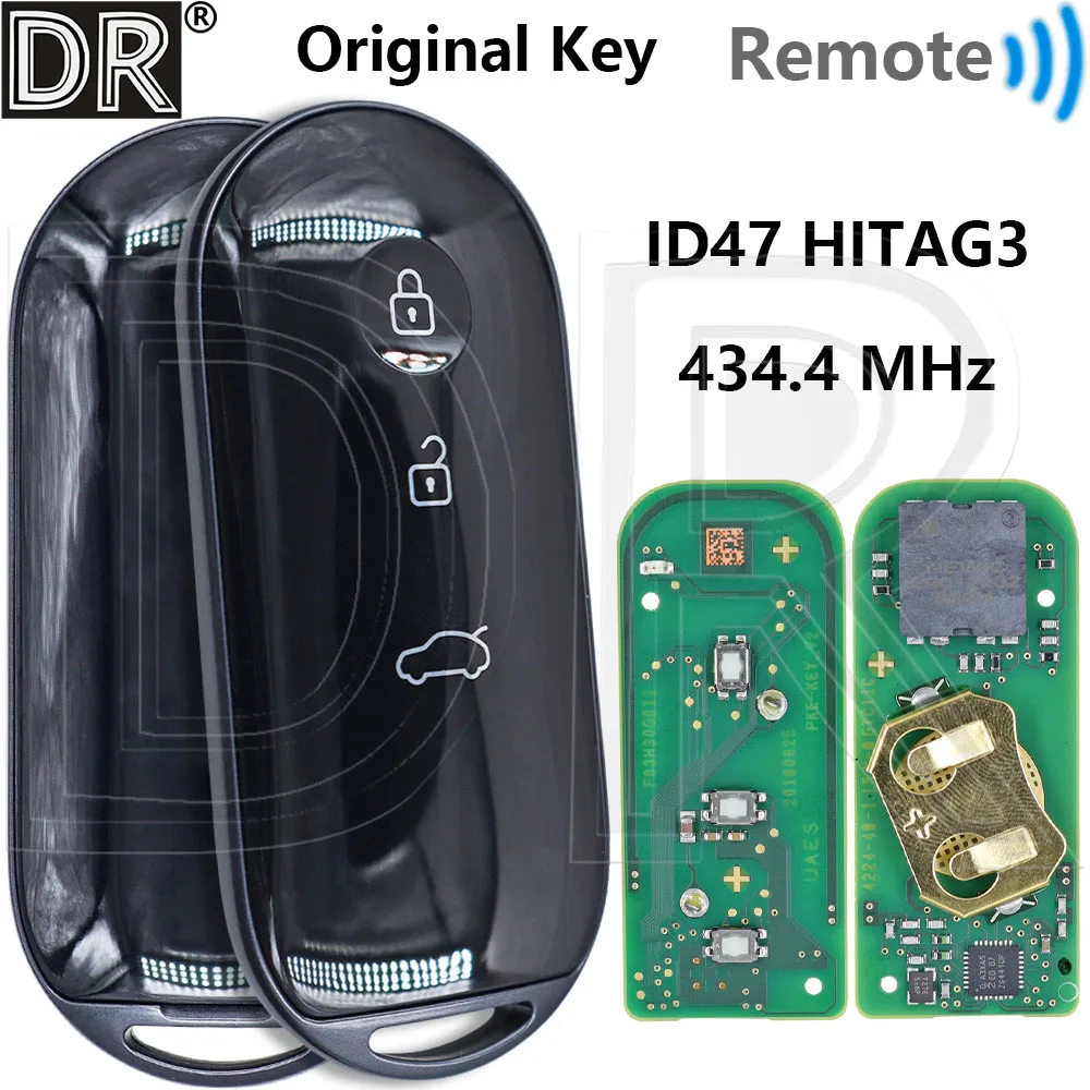 

Great Original 434.4MHz ID47 HITAG3 Chip Proximity Brand New Genuine Car Remote Control Smart Key For HUAWEI Seres AITO M5 M7