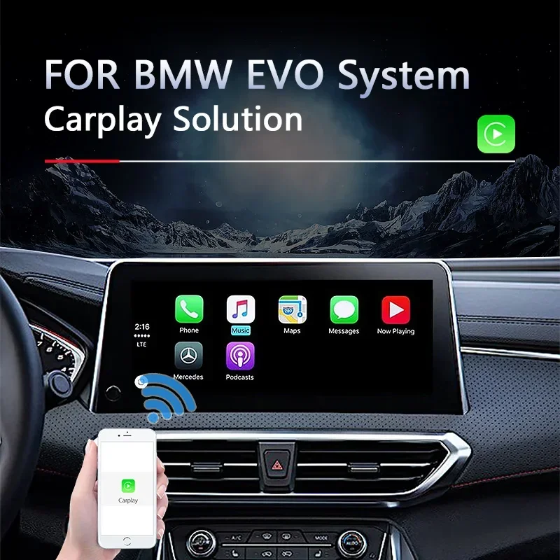 2025 رائجة البيع 2025 Navihua صندوق Carplay اللاسلكي واجهة أندرويد فيديو متعدد الأوضاع الفقرة 1-7 سلسلة X1-X7 CIC NBT EVO para Min