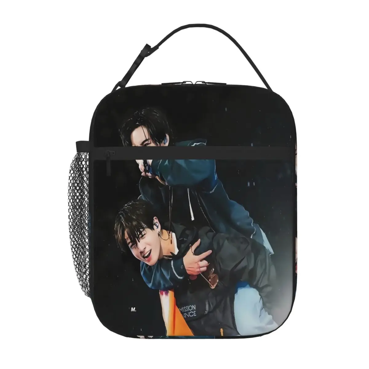 Bestselling Taekook Concert Minimal Decoration Cooler Lunch Bag Business Trip Travel Lunch Bag