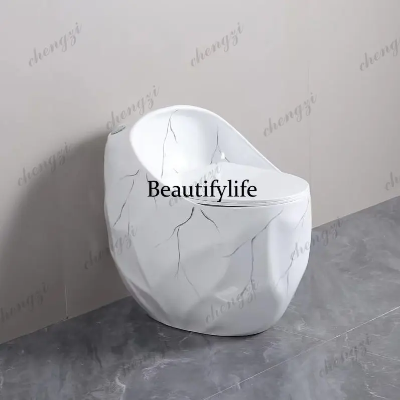 Creative, shaped personality, toilet water-saving, deodorant, silent siphon small apartment toilet