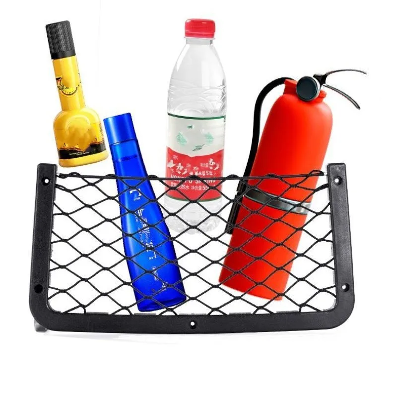 1/2/3/4Pcs/Lot 36*18cm Car Net Door Panel Bus Seat Back Mount Organizer Mesh Phone Holder Storage Bag Pocket For Wallet Keys