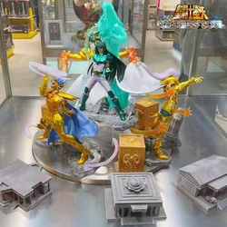 Original Genuine Bandai Saint Seiya Myth Cloth Aries No Muu Dragon Shiryu Final Death Mask Aldebaran Model Toys Gifts