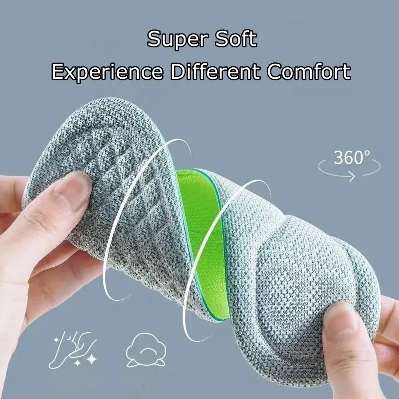 Sweat-absorbing Breathable Deodorant Anti-sweat Summer Deodorant Sports Insoles for Shoes Soft Shoe Pads Inserts for Man Women