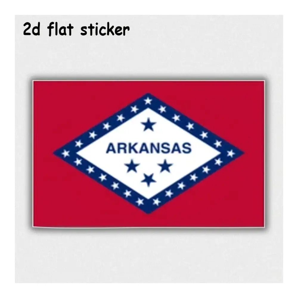 Arkansas State Flag Design Elements Sticker For Cars, Laptops, Windows, Doors, Fridges, Water Bottles