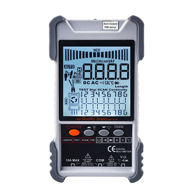 ET616 network line 2 in 1 Multi Tester Wire Tracker   Ethernet LAN Network Cable Tester Digital Multimeter