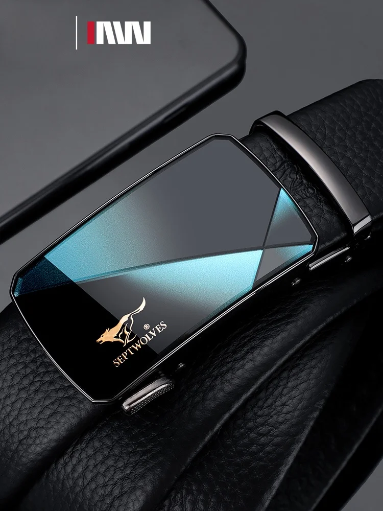 pure-calfskin-leather-belt-for-men-automatic-buckle-soft-head-layer-business-brand-name-mid-to-young-age-waist-belt-520