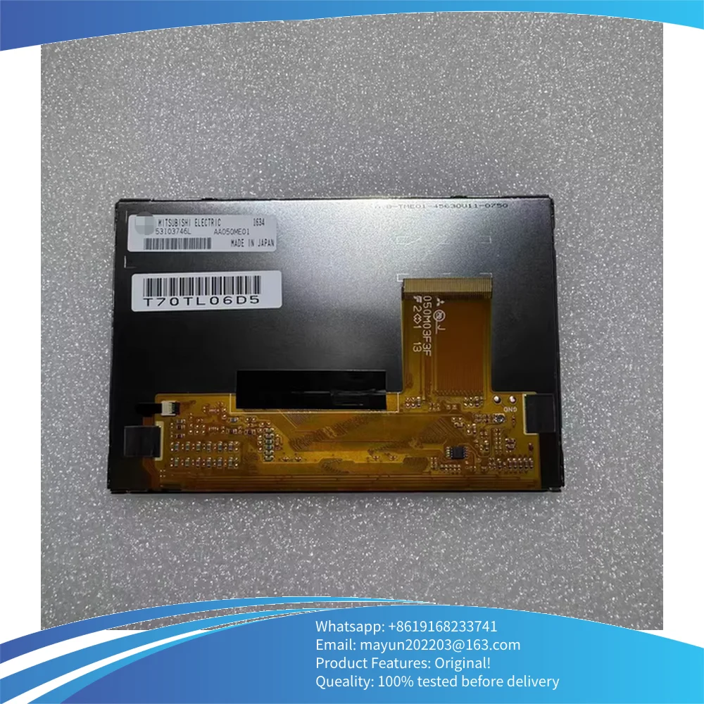 

Тестированный, исправный AA050ME01, оригинальный, класс A+, 5-дюймовый ЖК-экран VGA (800*480)