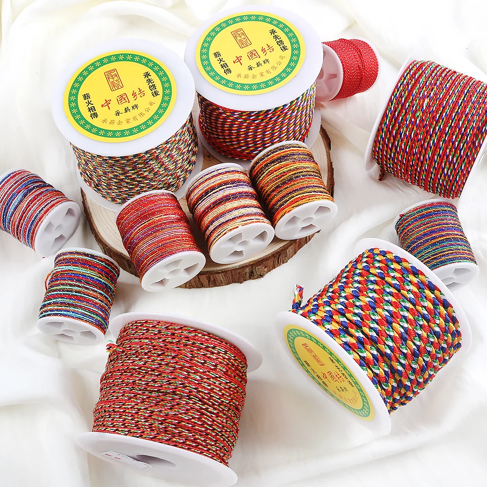 

90M/roll Nylon Thread Cord Chinese Knot Cord Bracelet Braided String For DIY Tassels Beading String Jewelry Making